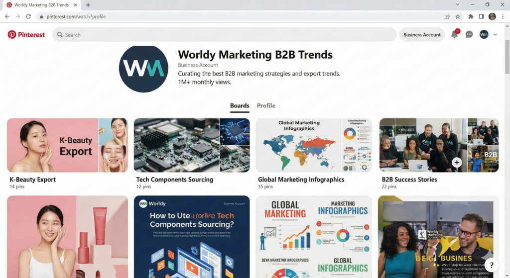 해외 수출 마케팅 지원사업 글로벌 SNS 운영 대행 검색 구조