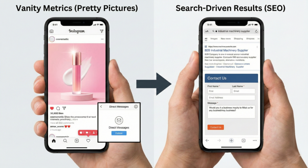 B2B는 구글 SEO와 해외 SNS SEO가 핵심